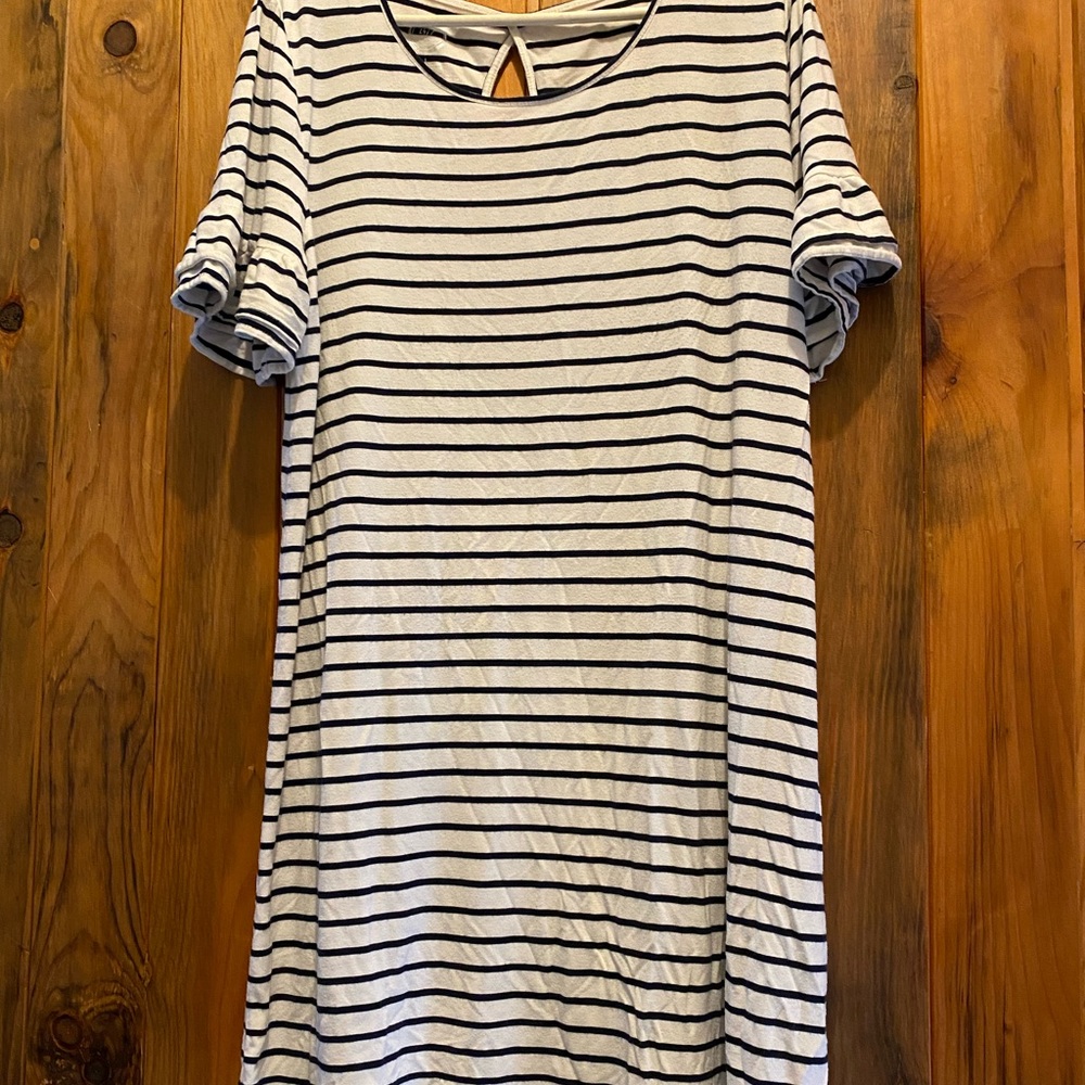 Maurices black and White dress